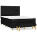 Pat box spring cu saltea, negru, 140x190 cm, textil - WALTI WALTI
