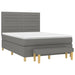Pat box spring cu saltea, gri închis, 140x200 cm, textil - WALTI WALTI