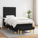 Pat box spring cu saltea, negru, 90x190 cm, textil - WALTI WALTI