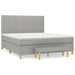 Pat continental, gri deschis, 180x200 cm, material textil - WALTI WALTI