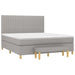 Pat continental, gri deschis, 180x200 cm, material textil - WALTI WALTI