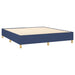Pat box spring cu saltea, albastru, 180x200 cm, material textil - WALTI WALTI