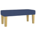 Pat box spring cu saltea, albastru, 120x200 cm, textil - WALTI WALTI