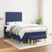 Pat box spring cu saltea, albastru, 120x200 cm, textil - WALTI WALTI