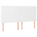Pat box spring cu saltea, alb, 180x200 cm, piele ecologică - WALTI WALTI