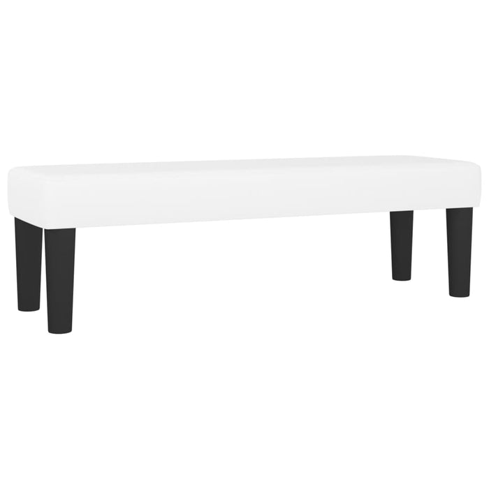 Pat box spring cu saltea, alb, 180x200 cm, piele ecologică - WALTI WALTI