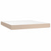 Pat box spring cu saltea, cappuccino, 180x200cm piele ecologică - WALTI WALTI