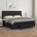 Pat box spring cu saltea, negru, 200x200 cm, piele ecologică - WALTI WALTI