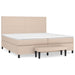 Pat continental cu saltea, cappuccino, 200x200 cm, piele eco - WALTI WALTI