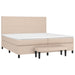 Pat continental cu saltea, cappuccino, 200x200 cm, piele eco - WALTI WALTI