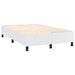 Pat box spring cu saltea, alb, 120x200 cm, piele ecologică - WALTI WALTI