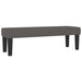 Pat box spring cu saltea, gri, 140x190 cm, piele ecologică - WALTI WALTI