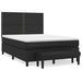 Pat box spring cu saltea, negru, 140x200 cm, piele ecologică - WALTI WALTI
