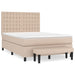 Pat box spring cu saltea, cappuccino, 140x190cm piele ecologică - WALTI WALTI