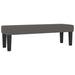 Pat box spring cu saltea, gri, 180x200 cm, piele ecologică - WALTI WALTI