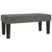 Pat box spring cu saltea, gri închis, 90x190 cm, catifea - WALTI WALTI