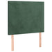 Pat box spring cu saltea, verde închis, 120x200 cm, catifea - WALTI WALTI
