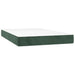 Pat box spring cu saltea, verde închis, 120x200 cm, catifea - WALTI WALTI