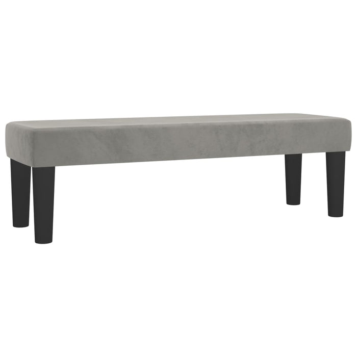 Pat box spring cu saltea, gri deschis, 160x200 cm, catifea - WALTI WALTI