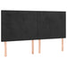 Pat box spring cu saltea, negru, 160x200 cm, catifea - WALTI WALTI