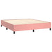 Pat box spring cu saltea, roz, 200x200 cm, catifea - WALTI WALTI