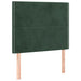 Pat box spring cu saltea, verde închis, 90x190 cm, catifea - WALTI WALTI