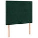 Pat box spring cu saltea, verde închis, 90x200 cm, catifea - WALTI WALTI