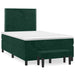 Pat box spring cu saltea, verde închis, 120x200 cm, catifea - WALTI WALTI