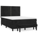 Pat box spring cu saltea, negru, 140x200 cm, catifea - WALTI WALTI