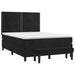 Pat box spring cu saltea, negru, 140x200 cm, catifea - WALTI WALTI
