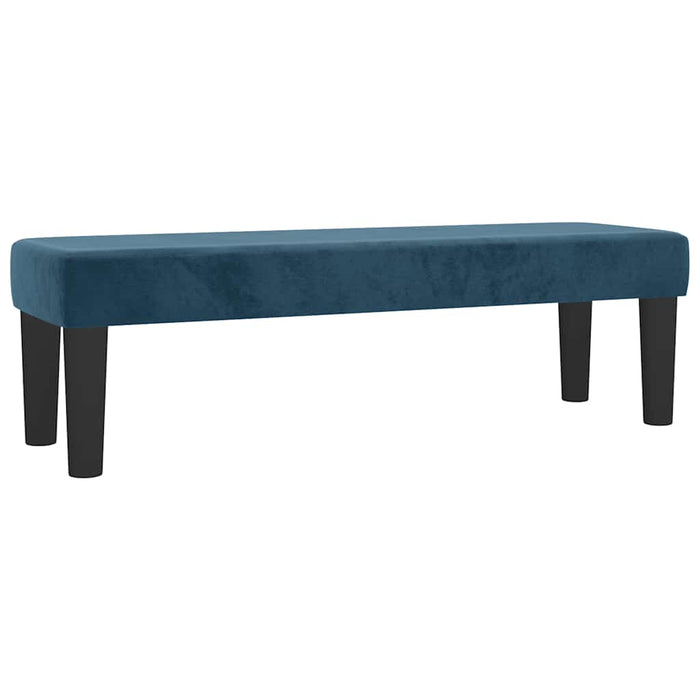 Pat box spring cu saltea, albastru închis, 160x200 cm, catifea - WALTI WALTI