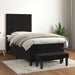 Pat box spring cu saltea, negru, 90x190 cm, catifea - WALTI WALTI