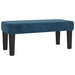Pat box spring cu saltea, albastru închis, 90x190 cm, catifea - WALTI WALTI
