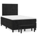 Pat box spring cu saltea, negru, 120x200 cm, catifea - WALTI WALTI