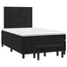 Pat box spring cu saltea, negru, 120x200 cm, catifea - WALTI WALTI