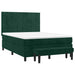 Pat box spring cu saltea, verde închis, 140x190 cm, catifea - WALTI WALTI