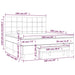 Pat box spring cu saltea, negru, 160x200 cm, catifea - WALTI WALTI
