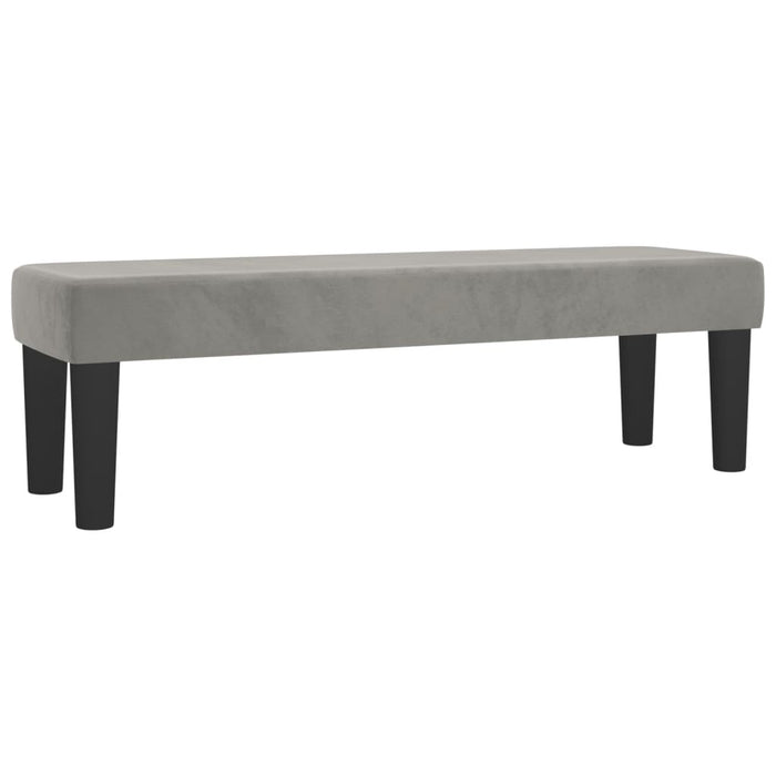 Pat box spring cu saltea, gri deschis, 180x200 cm, catifea - WALTI WALTI