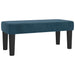 Pat box spring cu saltea, albastru închis, 90x190 cm, catifea - WALTI WALTI