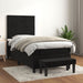 Pat box spring cu saltea, negru, 100x200 cm, catifea - WALTI WALTI