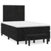 Pat box spring cu saltea, negru, 120x200 cm, catifea - WALTI WALTI