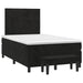 Pat box spring cu saltea, negru, 120x200 cm, catifea - WALTI WALTI