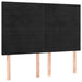 Pat box spring cu saltea, negru, 140x190 cm, catifea - WALTI WALTI