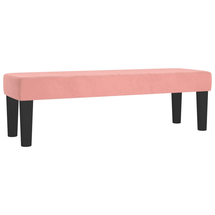 Pat box spring cu saltea, roz, 160x200 cm, catifea - WALTI WALTI