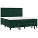 Pat box spring cu saltea, verde închis, 180x200 cm, catifea - WALTI WALTI