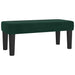 Pat box spring cu saltea, verde închis, 90x200 cm, catifea - WALTI WALTI