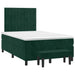 Pat box spring cu saltea, verde închis, 120x200 cm, catifea - WALTI WALTI