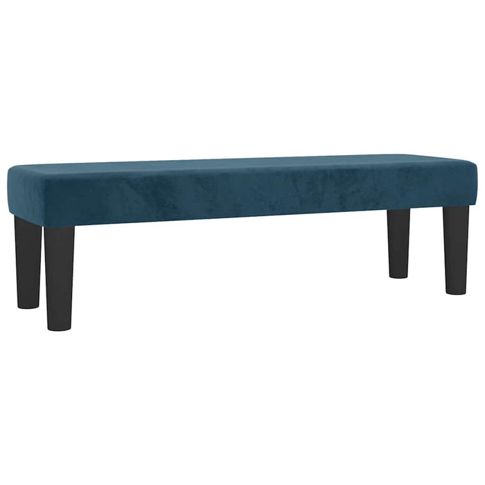 Pat box spring cu saltea, albastru închis, 180x200 cm, catifea - WALTI WALTI