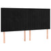 Pat box spring cu saltea, negru, 200x200 cm, catifea - WALTI WALTI