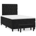 Pat box spring cu saltea, negru, 120x200 cm, catifea - WALTI WALTI